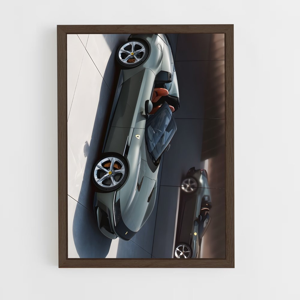 Poster Le Pilote Solitaire – affiche Ferrari (vue 5)